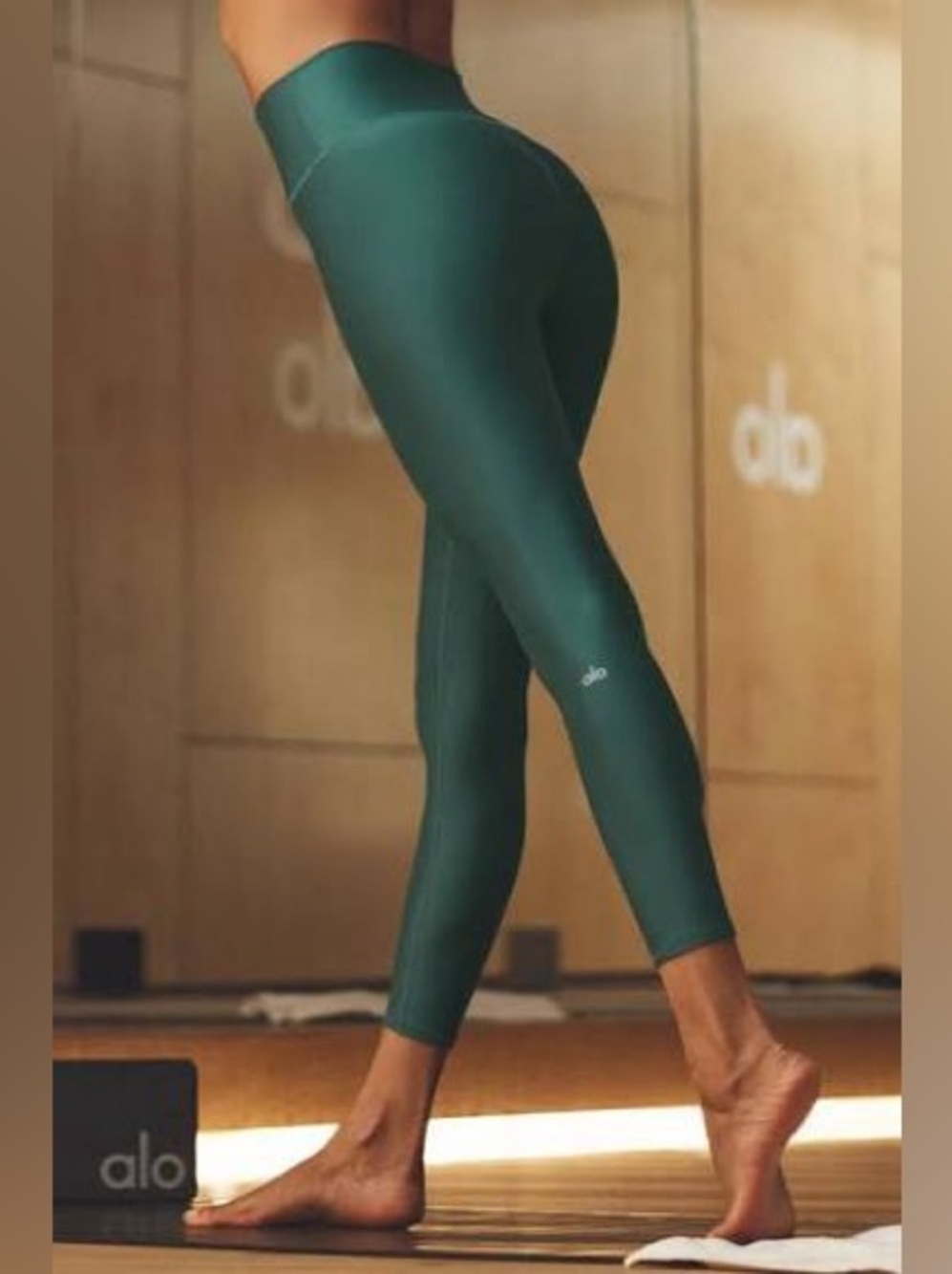 alo Yoga 7/8 airlift spruce green legging xxs